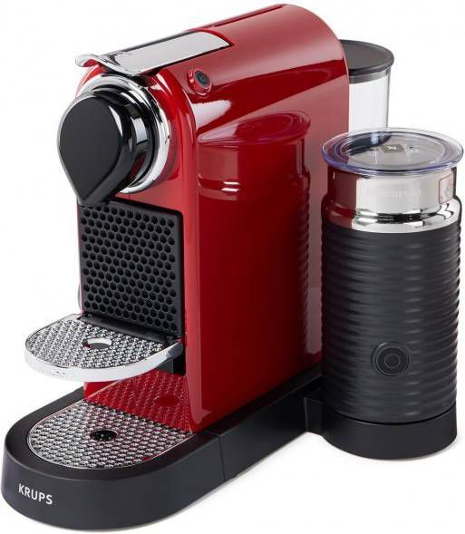 Krups Nespresso CitiZ&Milk espressomachine Cherry Red XN7615 online kopen