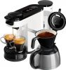 Philips Senseo HD6592/00 Vrijstaand Handmatig Koffiepadmachine 1l 7kopjes Zwart, Wit koffiezetappara online kopen