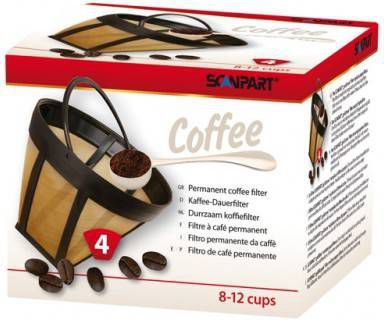 Koffiefilter goldtone grootte 4 SCANPART online kopen