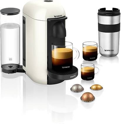 Nespresso Krups koffieapparaat VertuoPlus Rond (Wit) online kopen