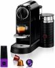 Nespresso Koffiecapsulemachine CITIZ EN 267.BAE van DeLonghi, zwart, inclusief aeroccino melkopschuimer, welkomstpakket met 14 capsules online kopen